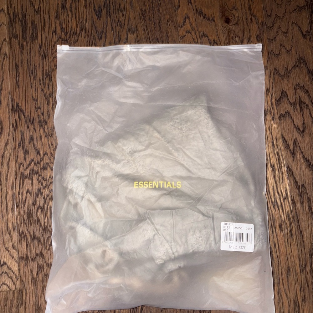 Essentials light oatmeal shorts